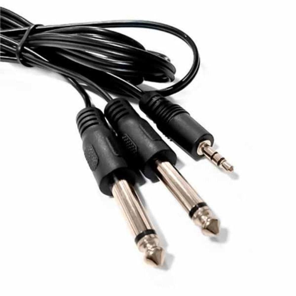 Cabo Nwt P2 Estéreo X 2 P10 Mono Níquel 1.8m