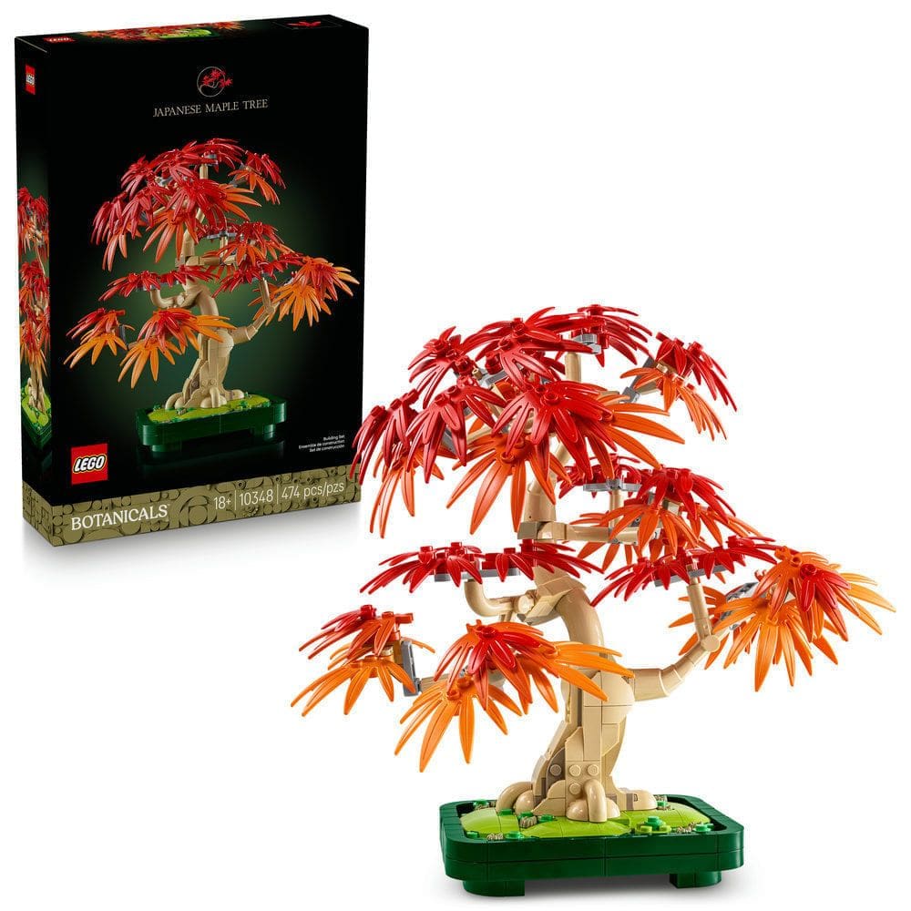 Blocos de Montar - Botanicals - Bonsai de Bordo-japones Vermelho LEGO DO BRASIL