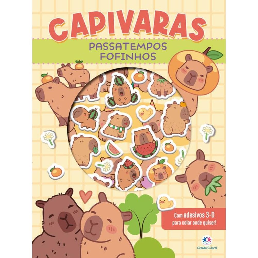 Capivaras - Passatempos fofinhos