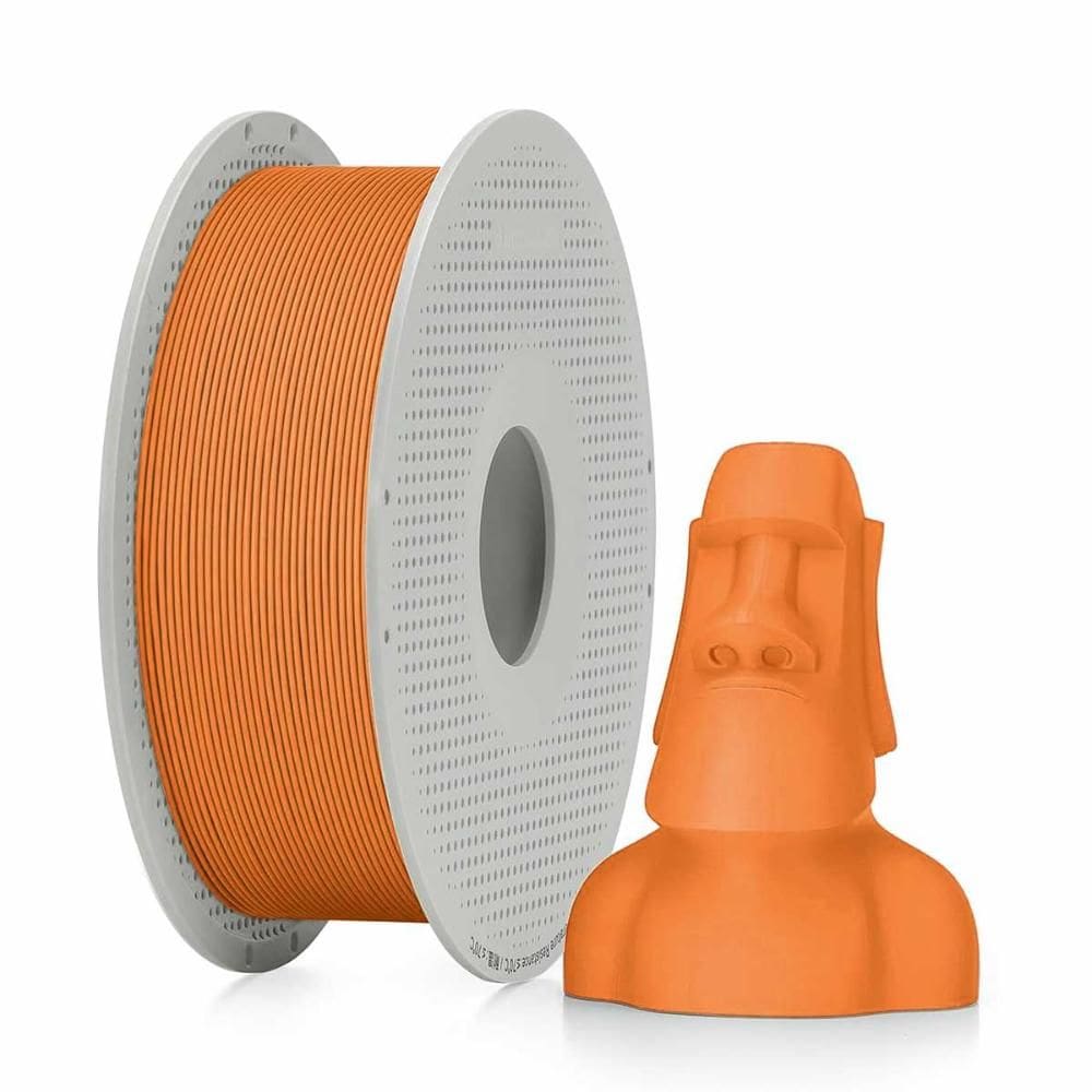 Filamento PLA Fosco Bambu Lab para Impressora 3D Laranja Mandarim 1 Kg 1.75mm