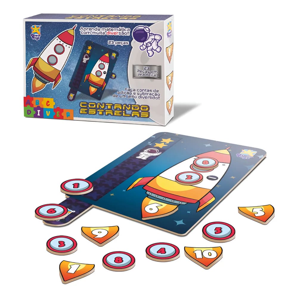Quebra Cabeça - Contando Estrelas - Divertoys