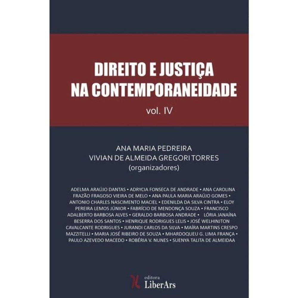 Direito E Justiça Na Contemporaneidade - 2025 - Vol. 4