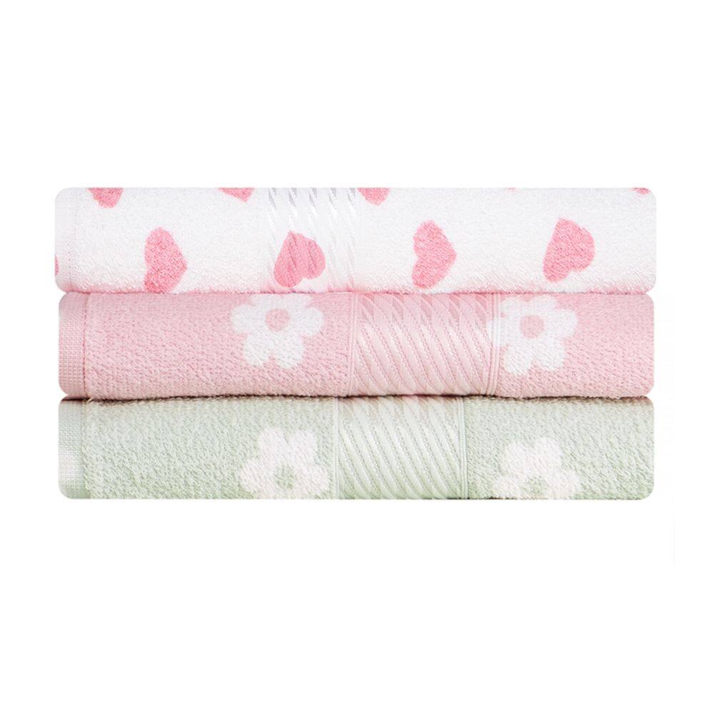 Kit 3 Toalhas de Banho 100% Algodão Prisma Dohler