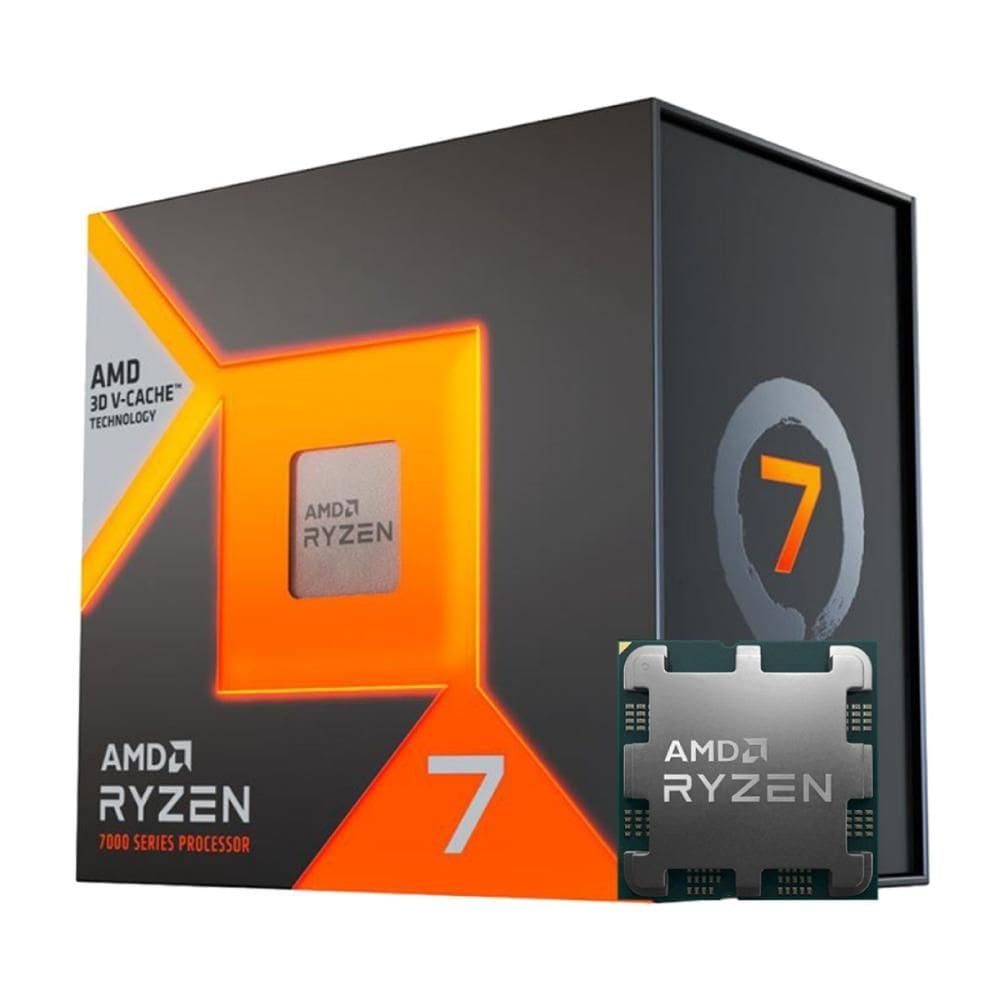 AMD Ryzen 7 7800X3D - 8 Núcleos - 16 Threads - 4.2GHz (Turbo 5.0 GHz) - Cache 104MB - AM5 - TDP 120W
