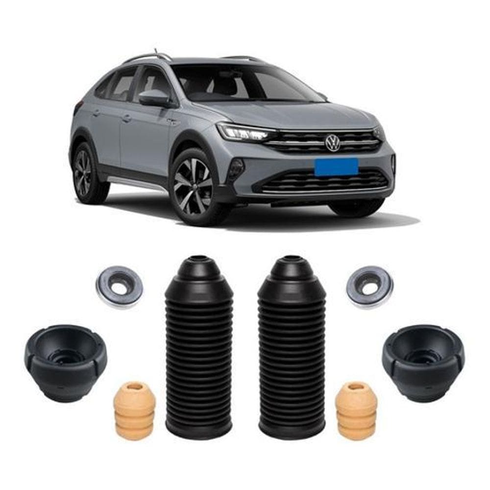 2 Kit Batente Suspensão Dianteira Vw Nivus 2020 2021 2022