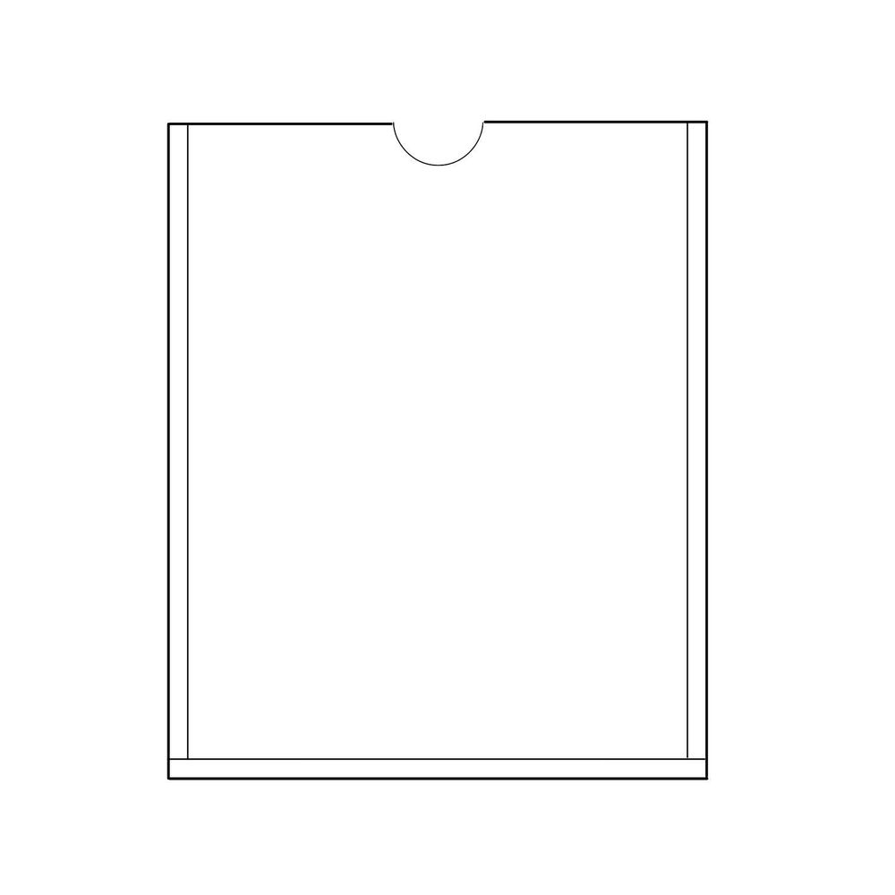 MP - Display Expositor A5 15X21Cm Folha Escri