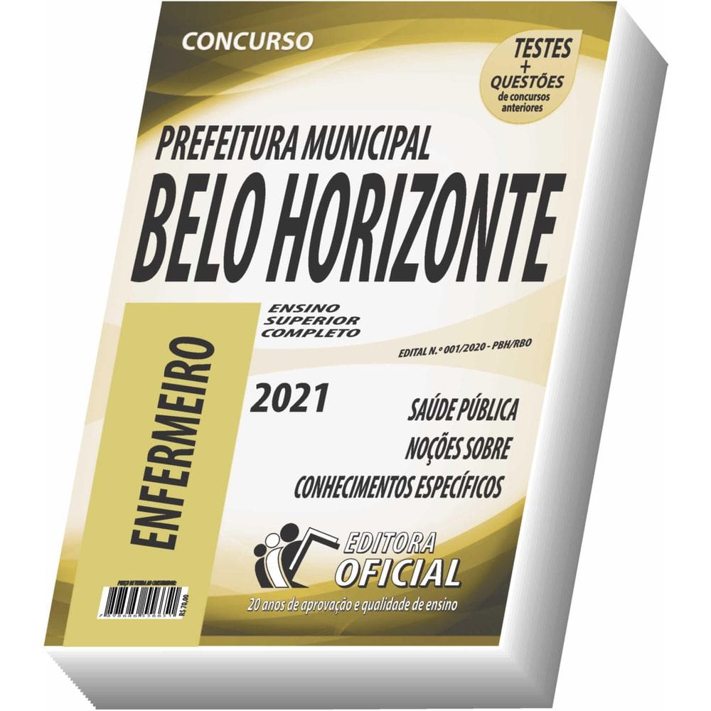 Apostila Prefeitura De Belo Horizonte - Mg - Enfermeiro