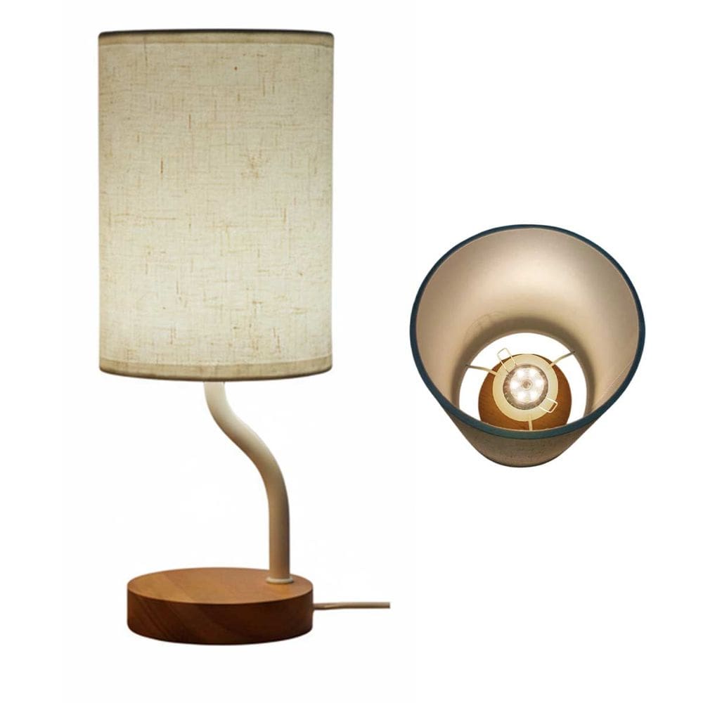 Luminaria Foco 3 Tons LED Abajour USB Minimalista Abajur Iluminaçao Regulavel Cabeceira Quarto Sala Escritorio