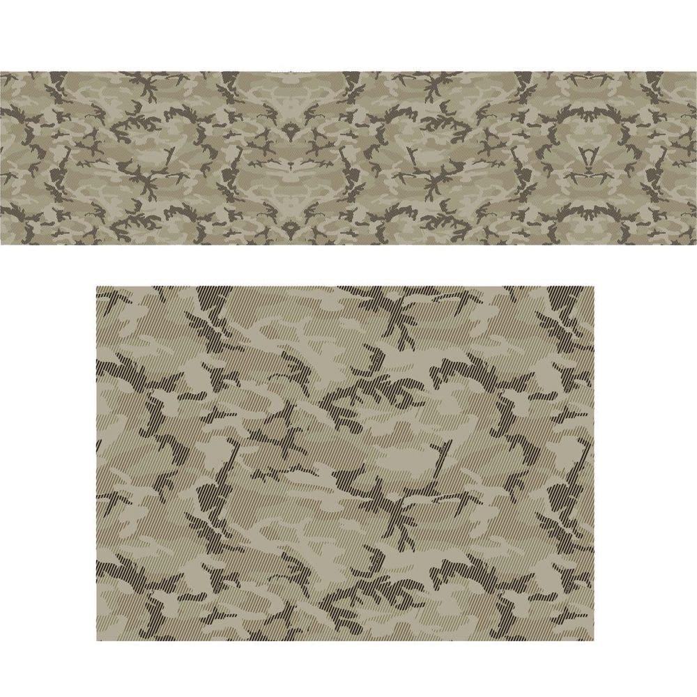 Adesivo Camuflado - Marfim Bege Marrom Ecru Army 2,00X0,50