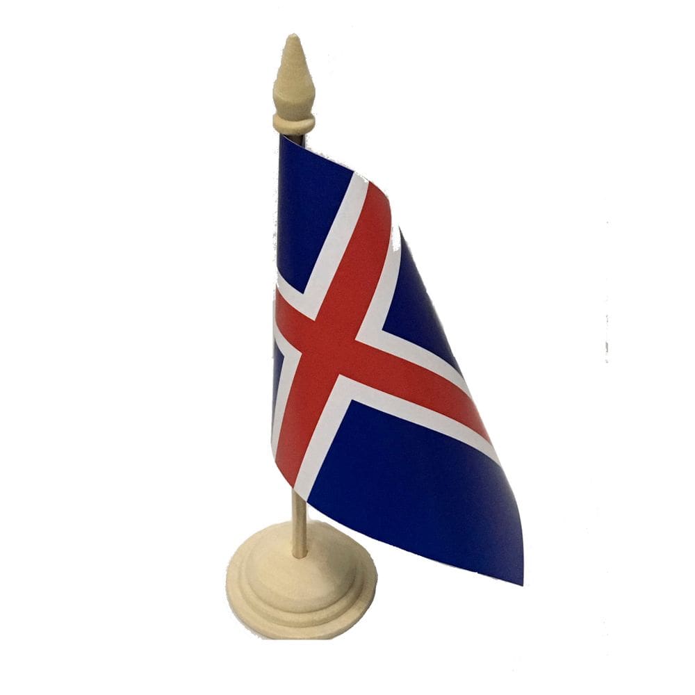 Bandeira De Mesa Da Islândia