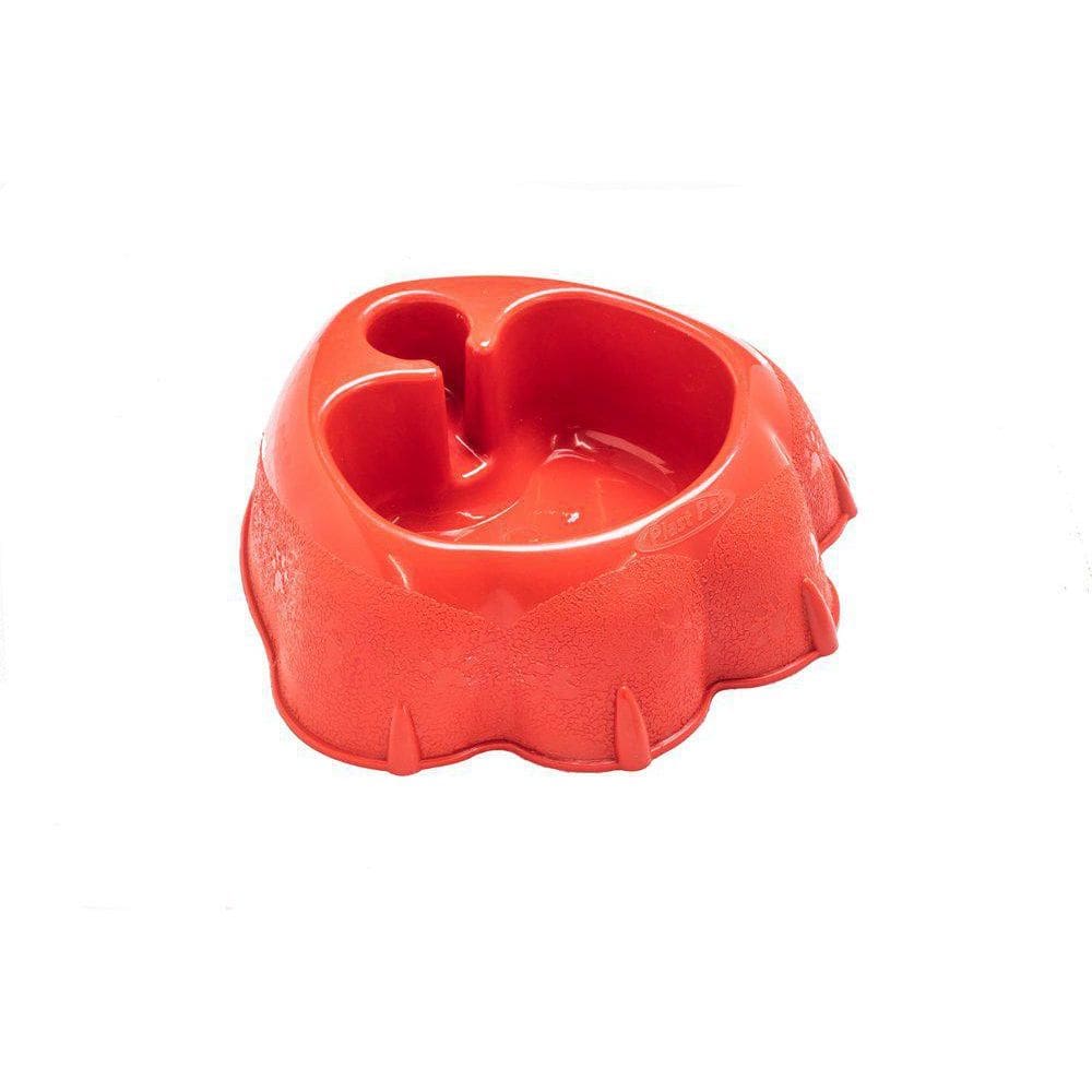 Bebedouro Para Cães Com Suporte Garrafa Pet Medio Vermelho