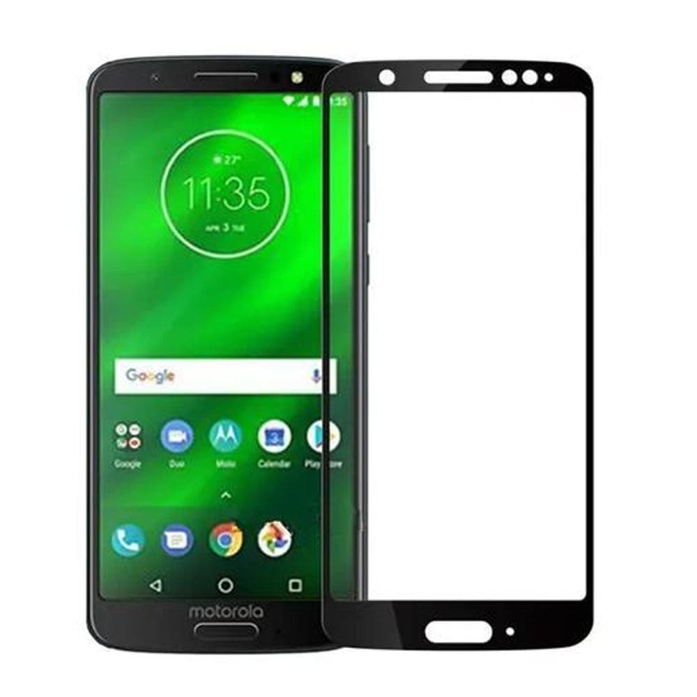 Pelicula De Vidro 3D 4D 5D Para Moto G6 -  Preta