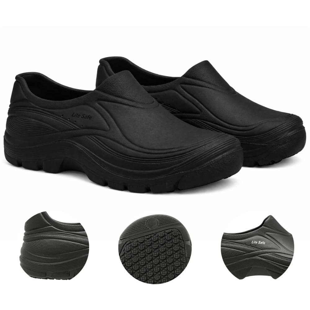 Sapato Ocupacional Antiderrapante Impermeável Life Safe Cano Baixo BECC Vulcabras