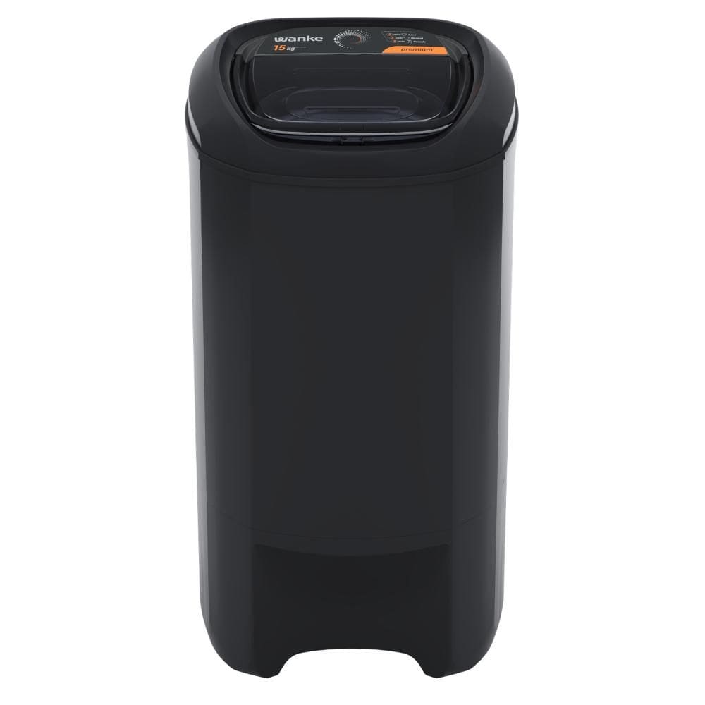 Centrífuga de Roupas Wanke Premium CWAT150 15kg Preta Classe A 3 Programas 220V