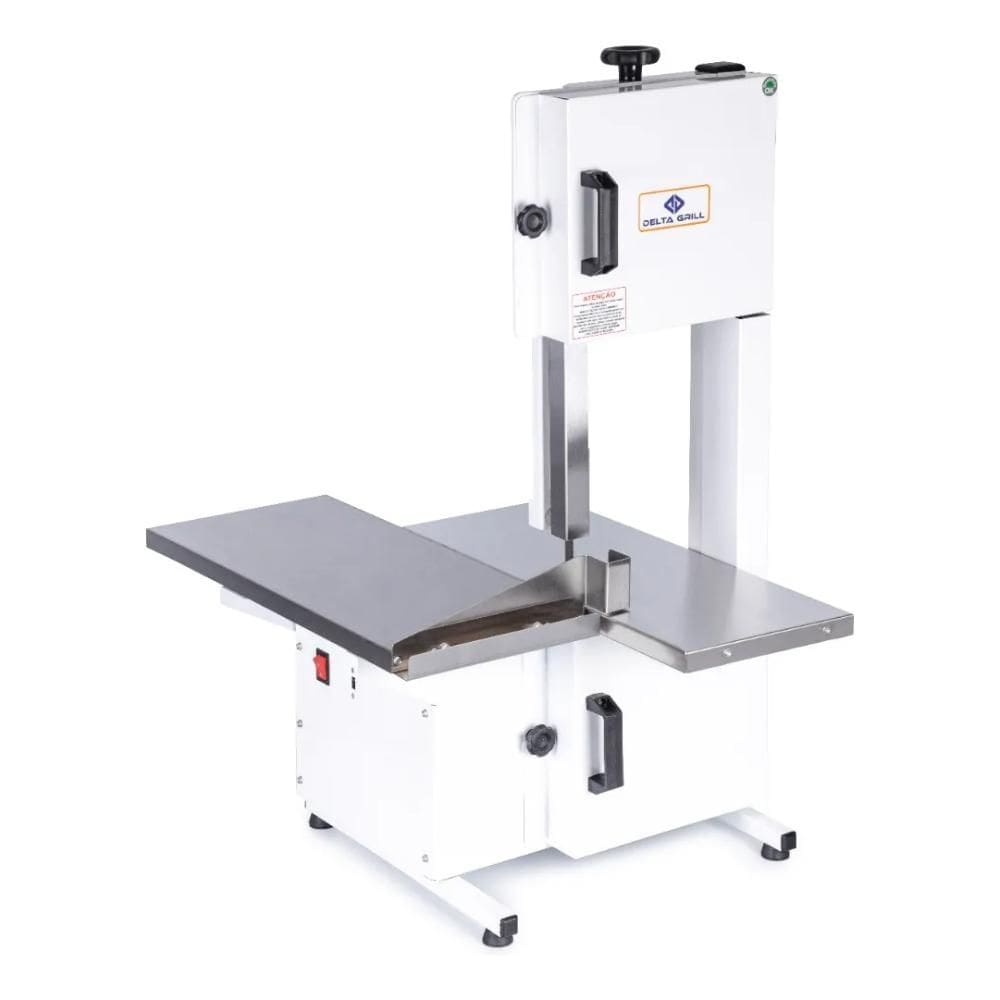 Serra Fita Delta Grill Motor 1/3CV com Lâmina 1.46mm Bivolt Cor Branco