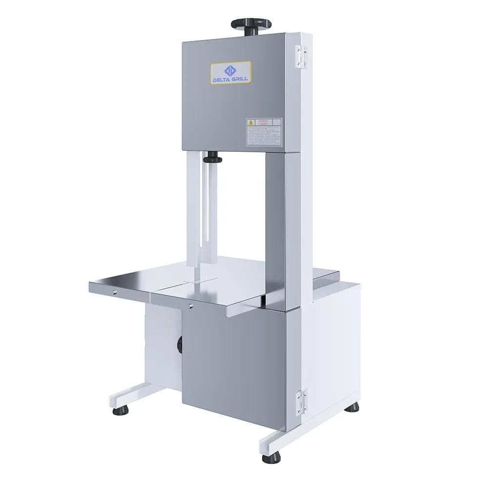 Serra Fita Semi Inox Delta Grill Motor 1/3CV com Lâmina de 1,46mm Bivolt Cor Cinza