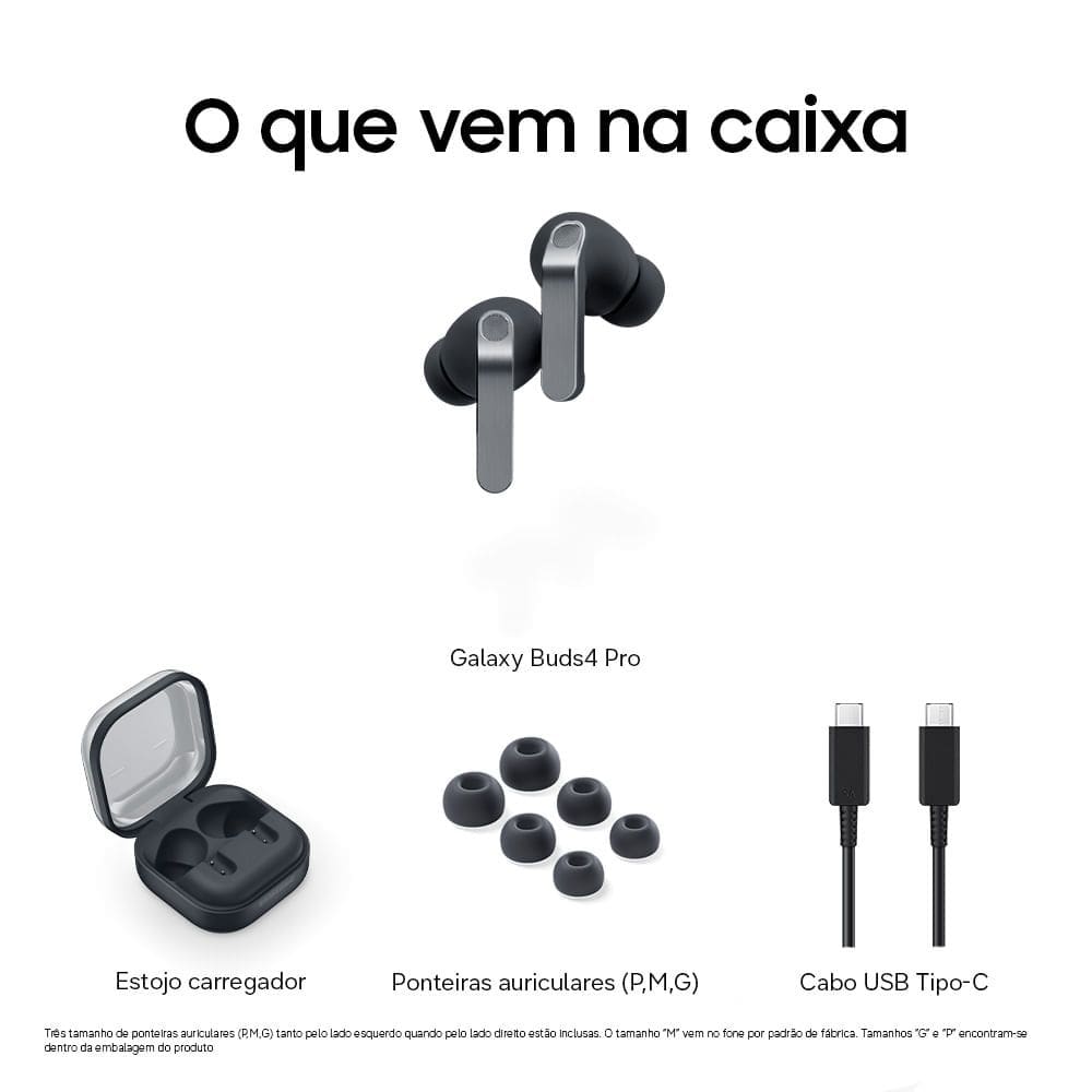 Samsung Galaxy Buds4 Pro, Fone de Ouvido | Casas Bahia