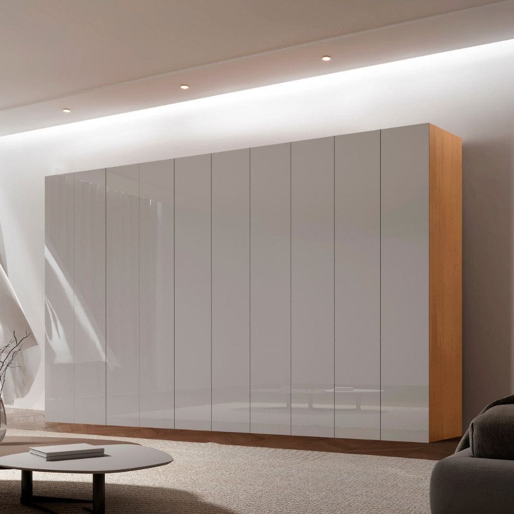 Guarda Roupa Casal Everest MDF 10 Portas 12 Gavetas e 5 Prateleiras Moderna Mobilia