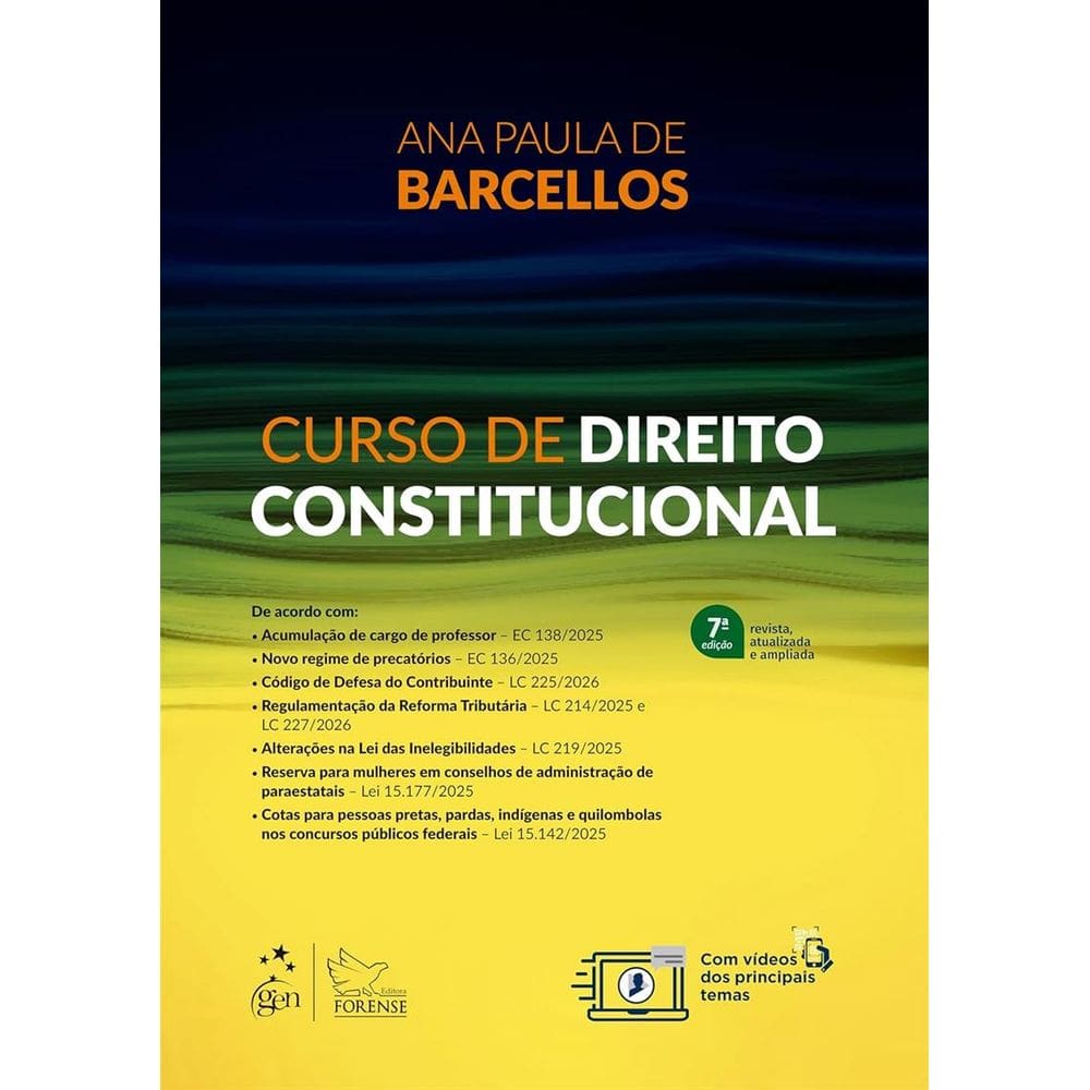 Curso De Direito Constitucional - 7 Edicao 2026