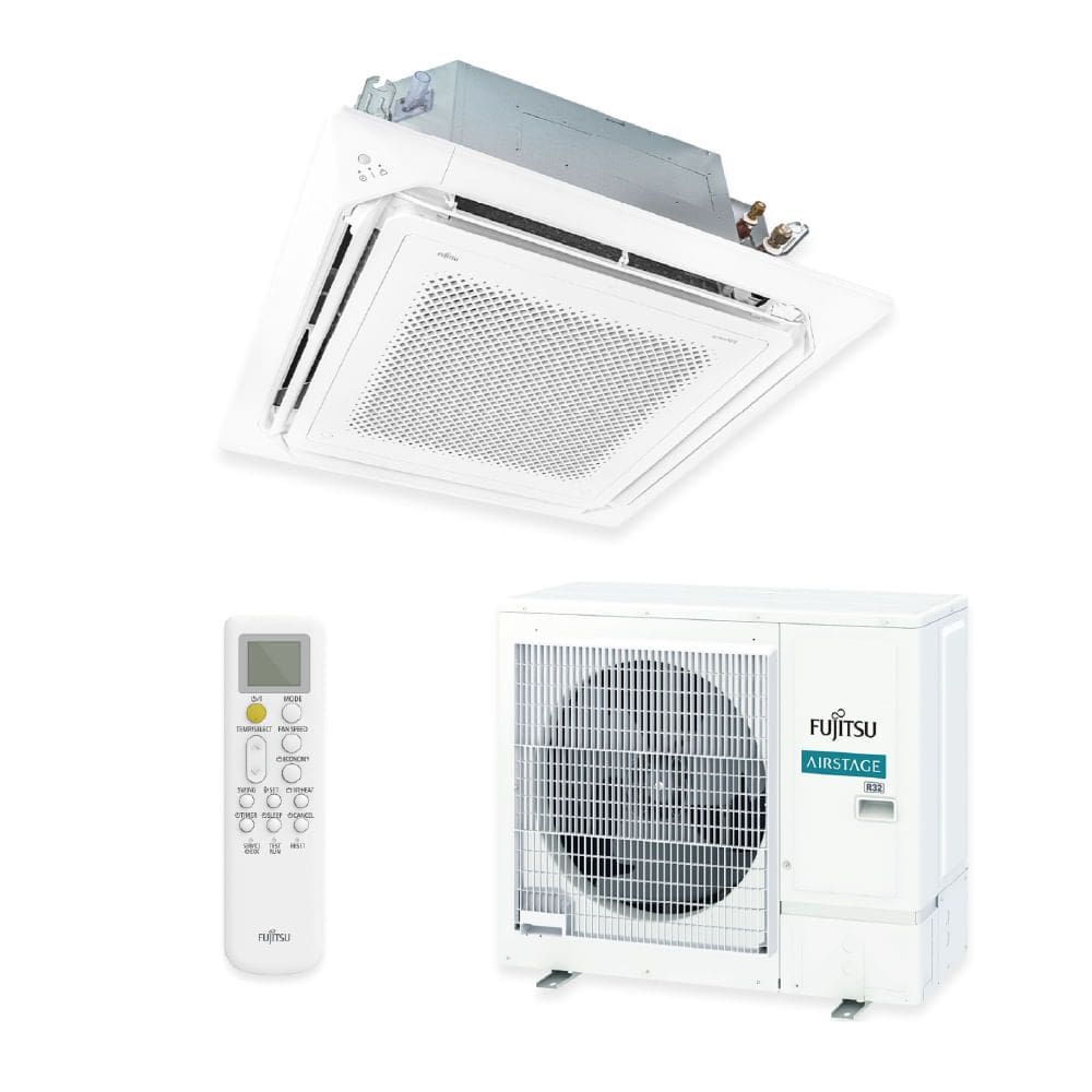 Ar Condicionado Split Cassete Fujitsu Airstage Premium Inverter 35.000 Btus Quente e Frio 220v R-32