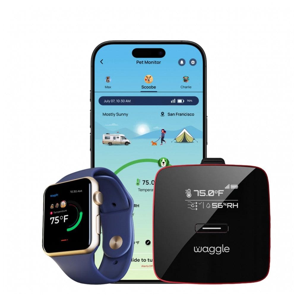 Waggle Monitor de Temperatura sem fio Remoto para Animais c, Alertas de Email e SMS 24H