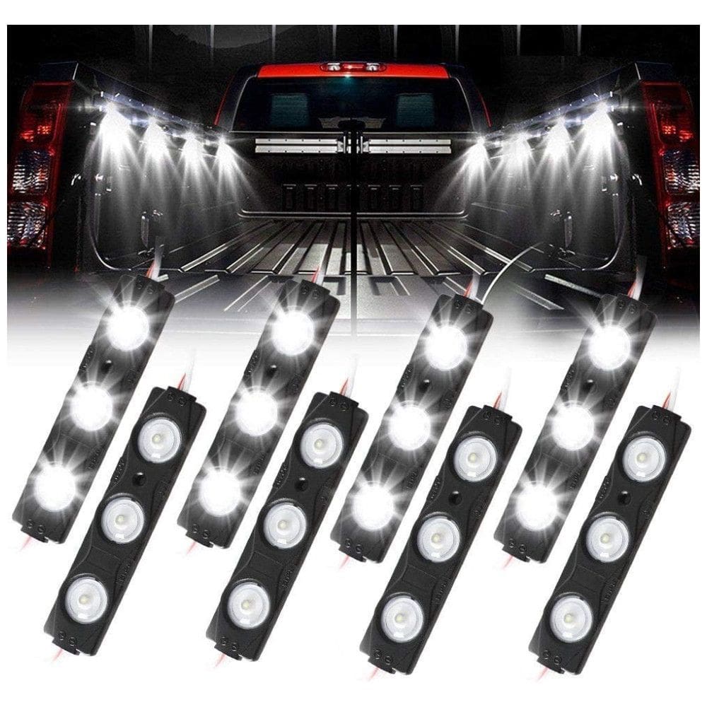 Luz LED Automotiva Decorativa Interna Externa 8 Peças à Prova Dágua Marcador Lateral