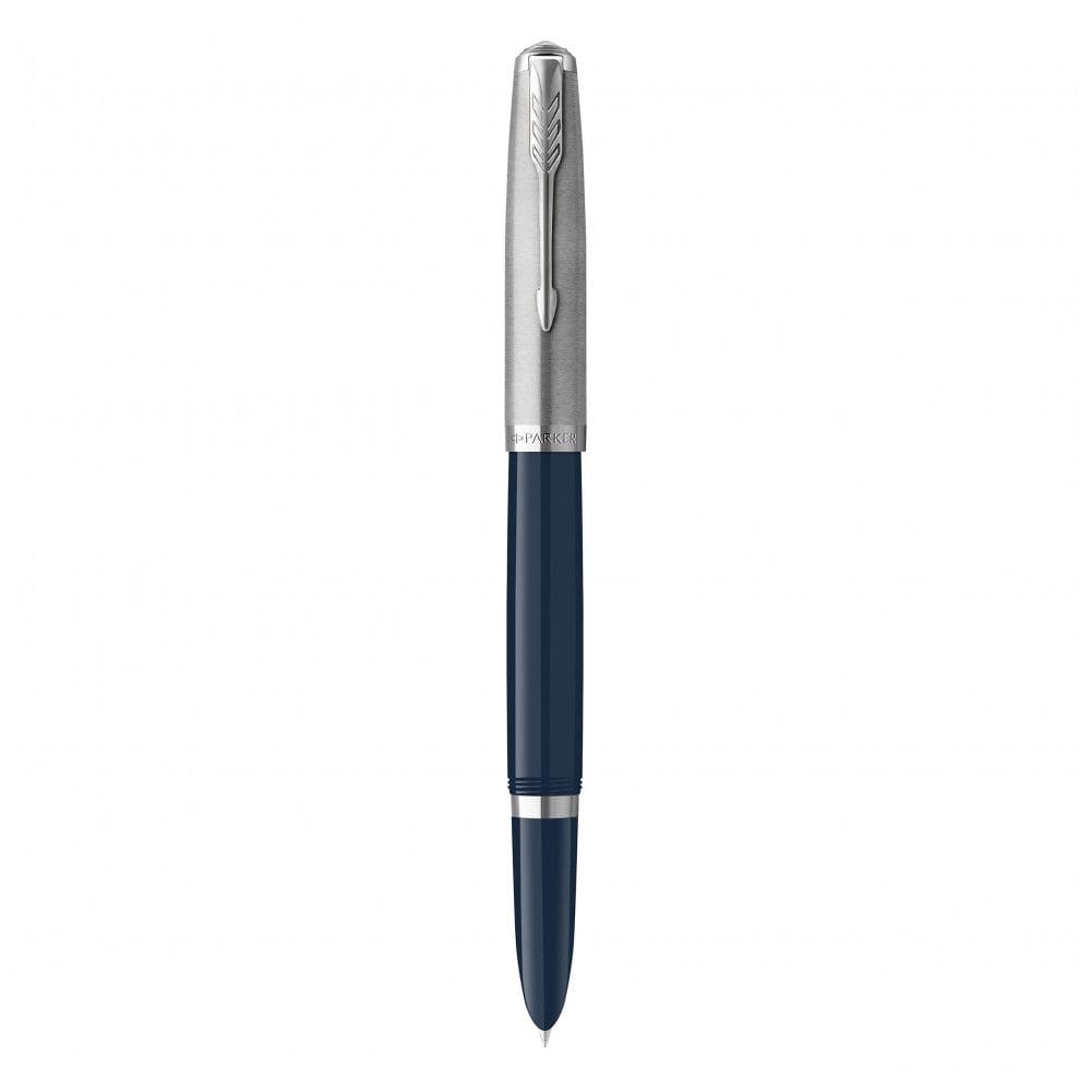 Caneta Esferográfica Executiva Vertical com Tinta e Recarga de Alta Qualidade, PARKER 2123501, Azul