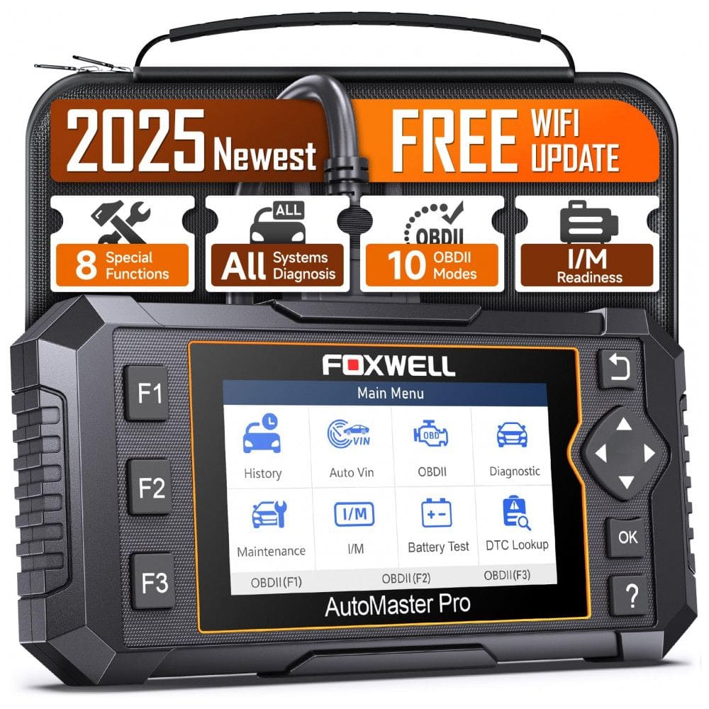 Scanner Automotivo com Diagnóstico Obd2, 12V, FOXWELL NT624 Elite, Preto