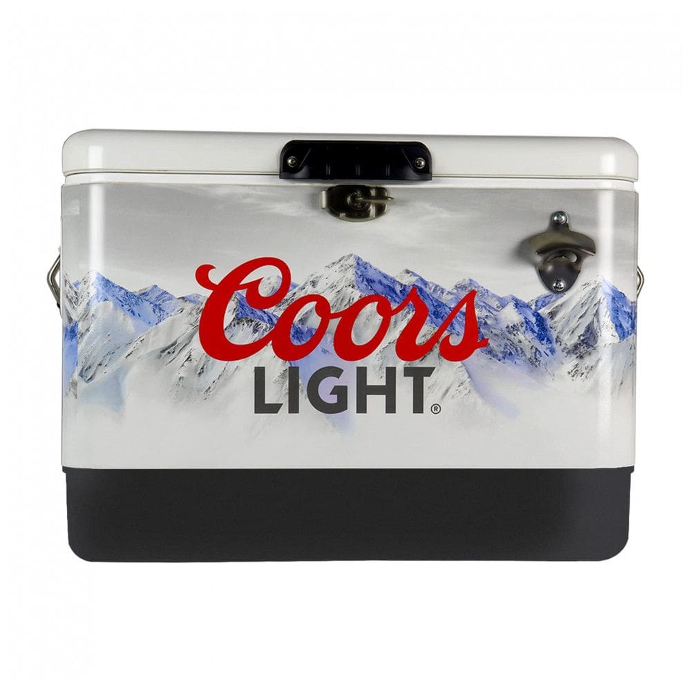 Cooler Térmico Portátil 50 Litros com Alça e Abridor, Koolatron Coors Light, Branco