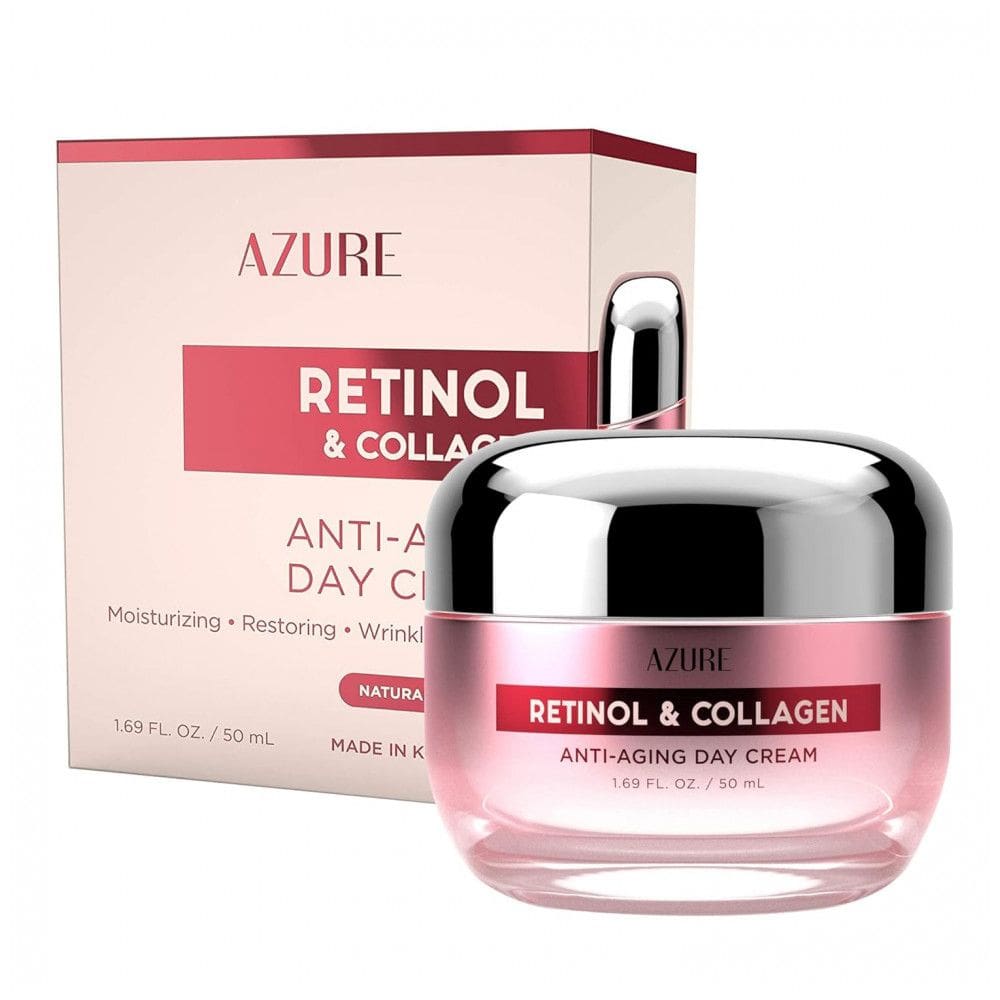 Creme Facial Anti Idade com Retinol e Colágeno para Mulheres, 50ml, AZURE KOSMETICS 689513269014, Rosa