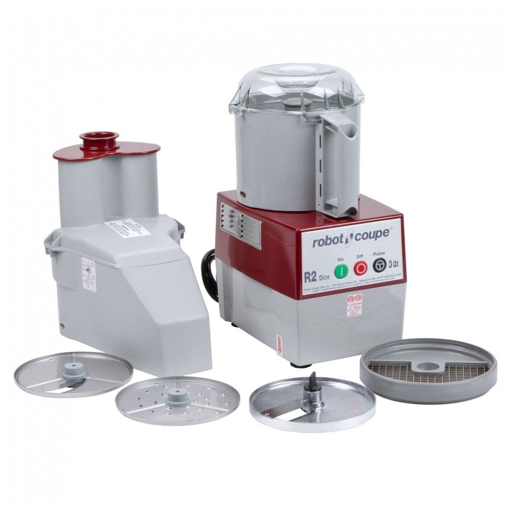 Processador de Alimentos Programável 3 Litros com Tigela de Policarbonato, 110V 1200W, Robot Coupe R2, Cinza