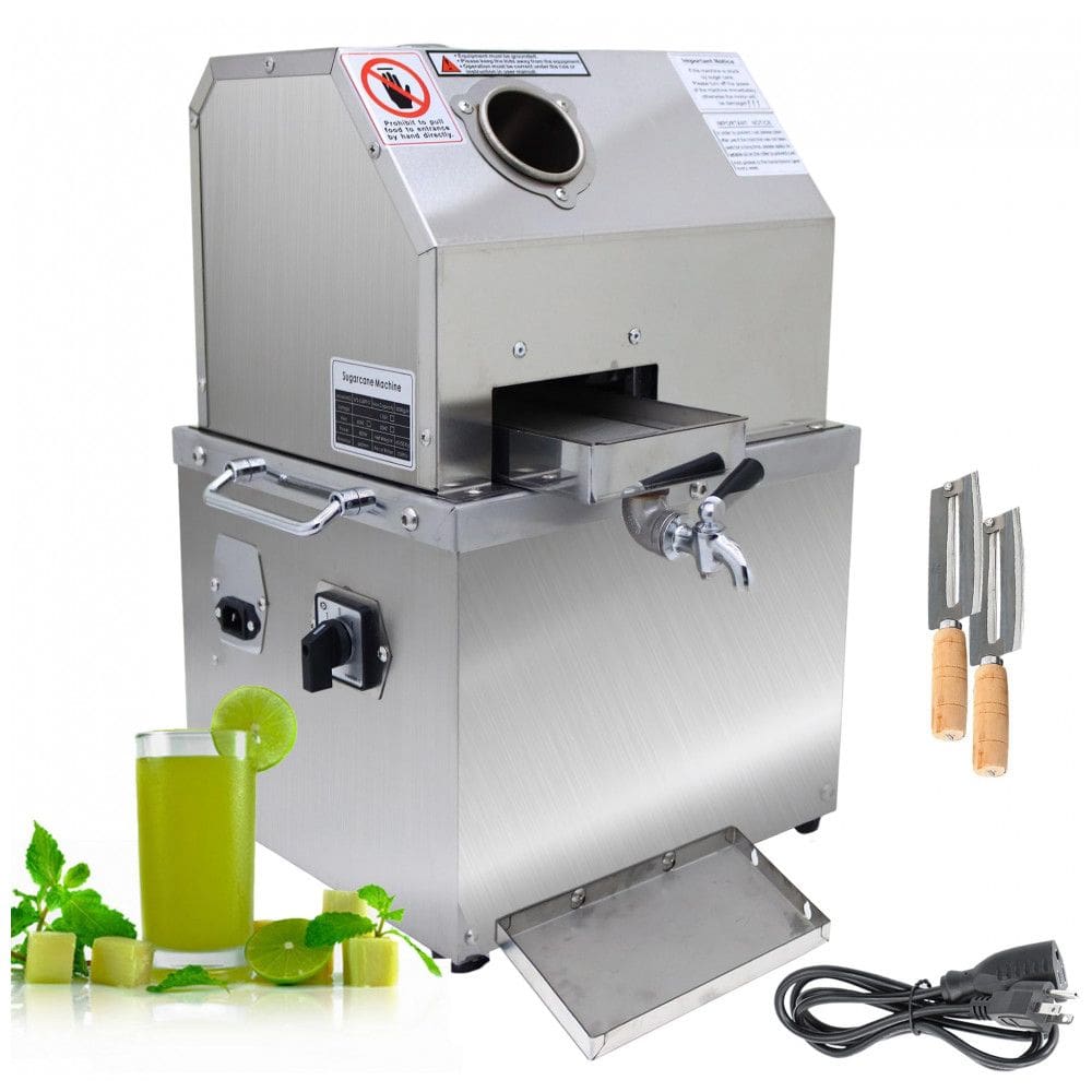 Moedor de Cana Elétrico Profissional com 3 Rolos Extrator, 110V, INTSUPERMAI, Prata