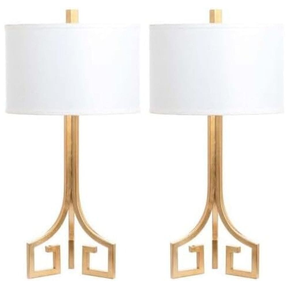 Abajur Luminária de Mesa, Estilo Moderno Contemporâneo com 71 cm de Altura para Quarto, Sala de Estar e Escritório, 2 Un, 110V 13W