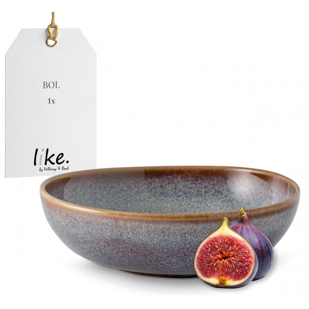 Tigela para Frutas e Cereais com Estilo Rústico, Material de Porcelana e Formato Redondo, Villeroy Boch, Bege