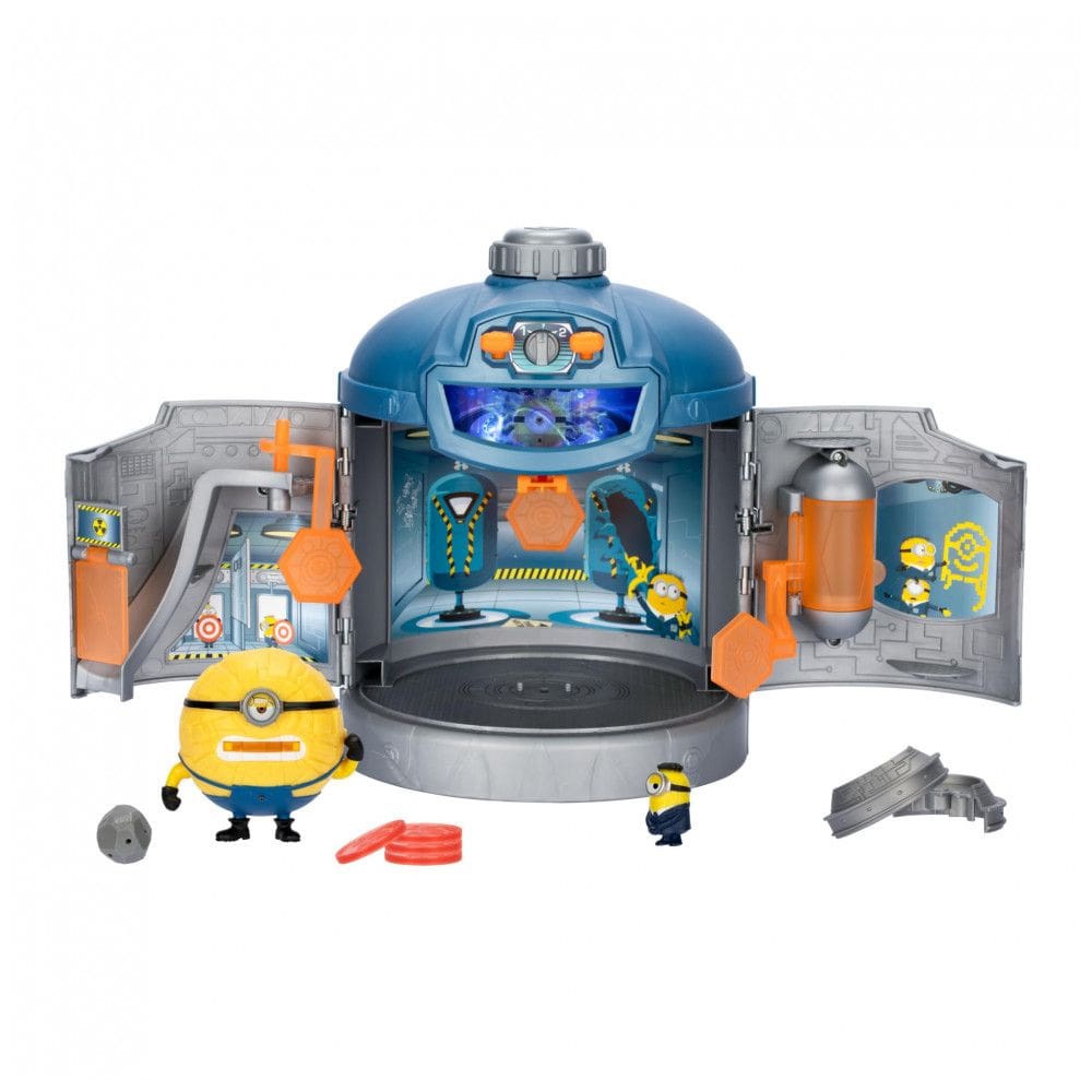 Brinquedo Câmara de Transformação dos Minions, Transforme Jerry em Mega Jerry com Luzes e Sons para Crianças Acima de 3 Anos, Minions 59293