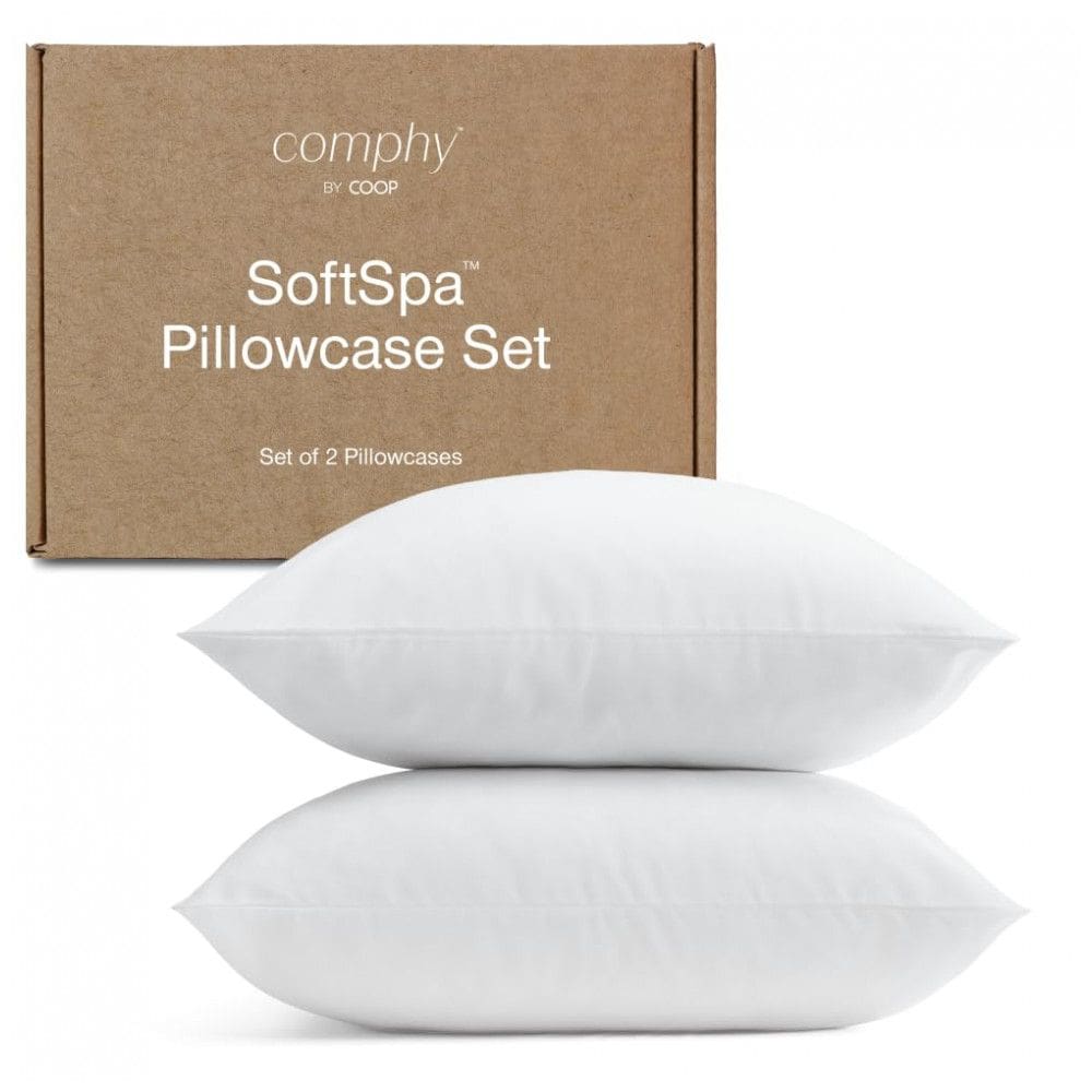 Conjunto de Fronhas, Tamanho Queen, 2Un, Fronhas de Qualidade de Hotel Super Macias, Coop Home Goods PCR-125-4, Branca