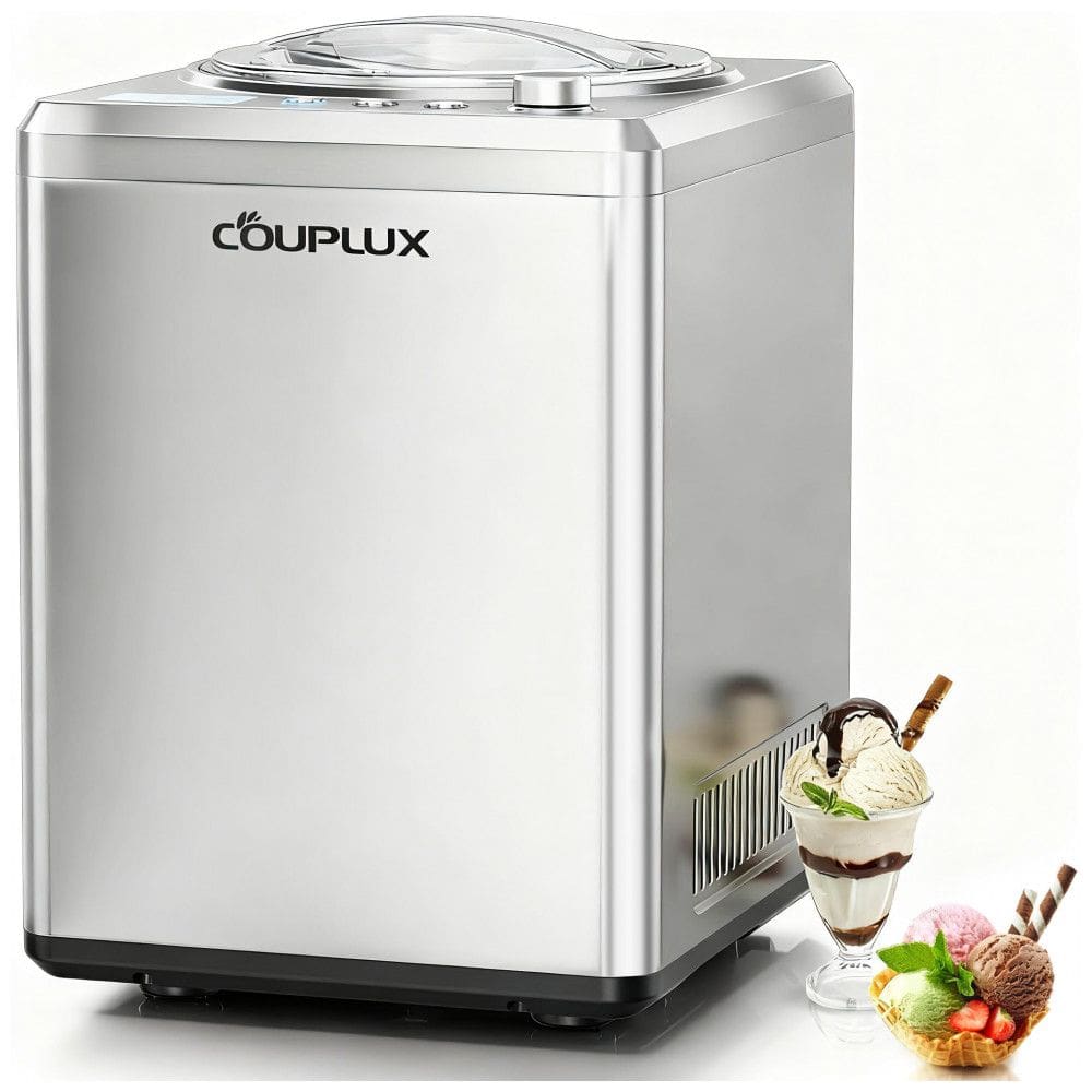 Máquina de Sorvete 2,5L com 3 Modos, Display LCD, Temporizador até 2H e Função Keep Cool, 110V 250W, COUPLUX