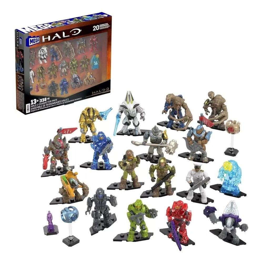 Conjunto de construção de aniversário Mega Construx Halo 20 338 peças - MATTEL HXT62