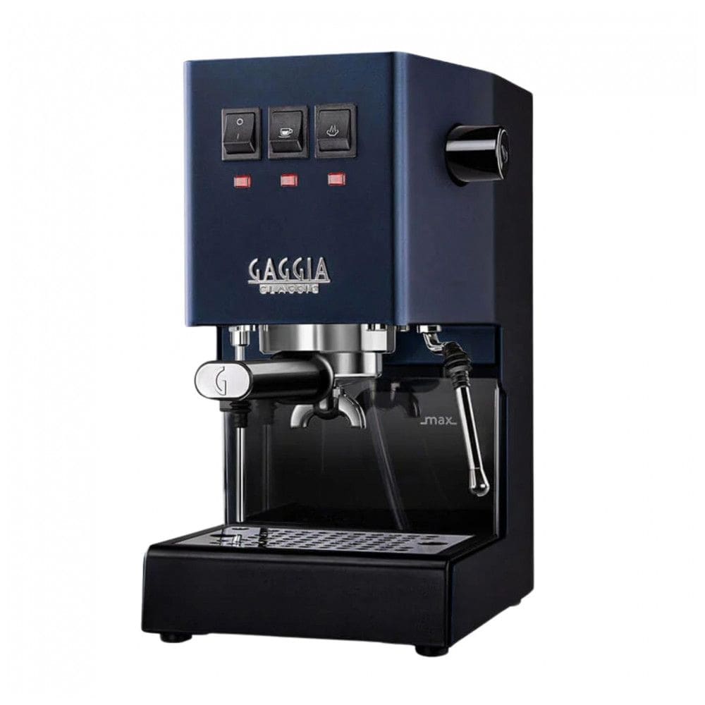 Máquina de Café Expresso com Bocal de Leite e Porta-Filtro em Aço Inoxidável de 58mm, 110V 1200W, Gaggia RI9380/50 Classic Evo Pro, Azul