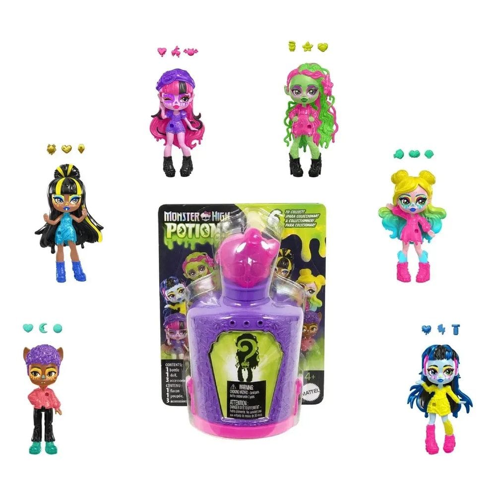 Boneca Monster High Poções De Monstro Surpresa Mattel Hyb10