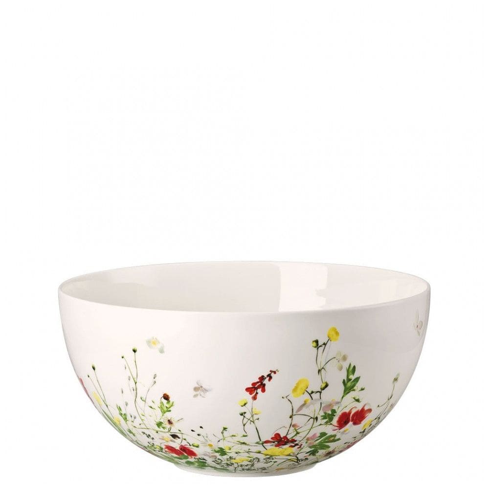 Tigela de 25 cm com Estilo Clássico, Material em Porcelana de Ossos e Formato Redondo, Rosenthal, Branca Colorida