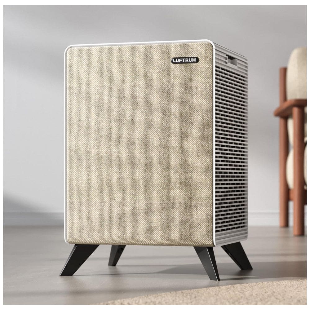 Purificador de Ar LUFTRUM para Residências em Ambientes Grandes de até 111 metros quadrados com Filtro Duplo de 3 Etapas e Filtro True HEPA