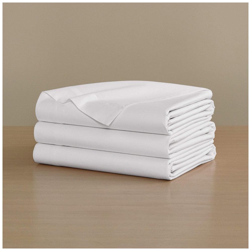 Lençol de Percal com Elástico, Tamanho Solteiro, Recomendado para Quem Sente Calor à Noite e Material 100% Algodão de Fibra Longa