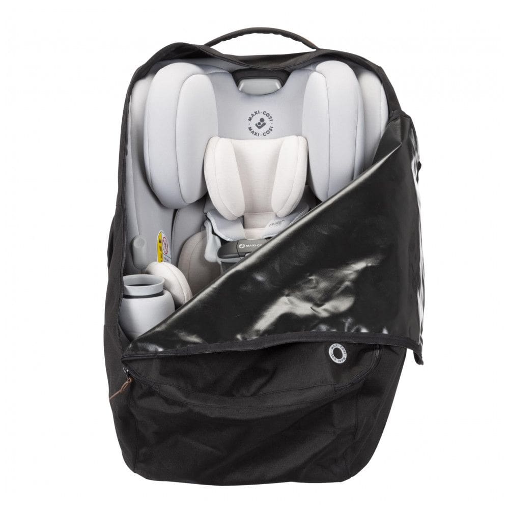 Pack de Viagem com Rodas para Cadeirinha de Carro MaxiCosi, Bolsa de Viagem Preta