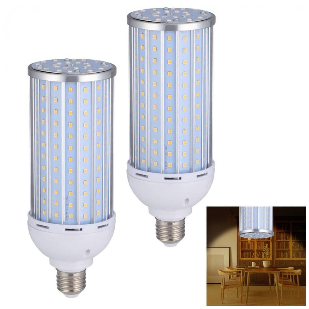 Lâmpada LED Milho 60W E27 3000K Branco Quente 2 Unidades, Lâmpada Elegante e Econômica para Salas, Restaurantes, Cafés e Quartos,Generic