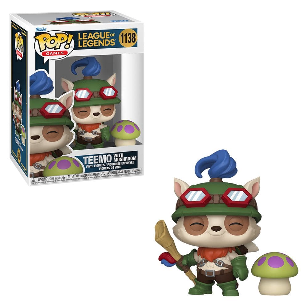 Funko Pop L.O.L. League Of Legends Teemo With Mushroom #1138
