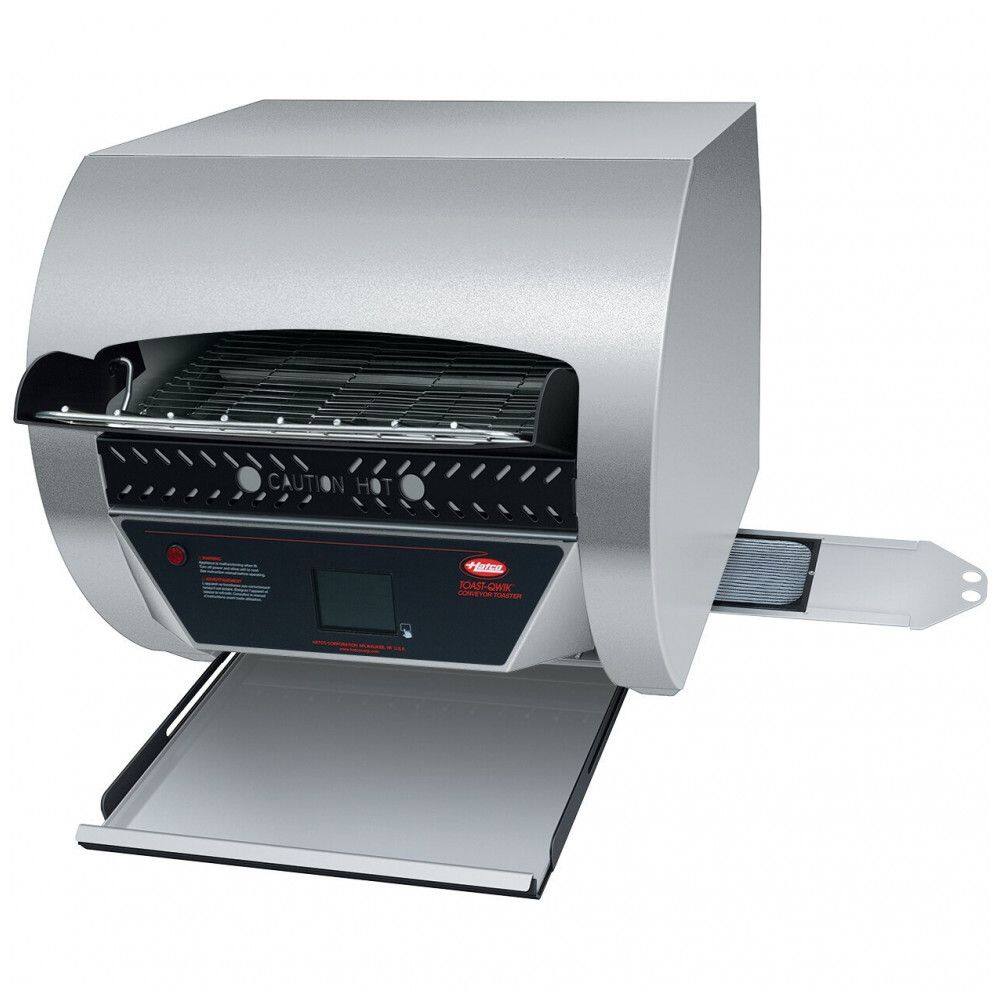 Torradeira de Esteira Hatco TQ32000H Toast Qwik em Aço Inoxidável com 3 Aberturas e Controles Digitais 208V, 4020W