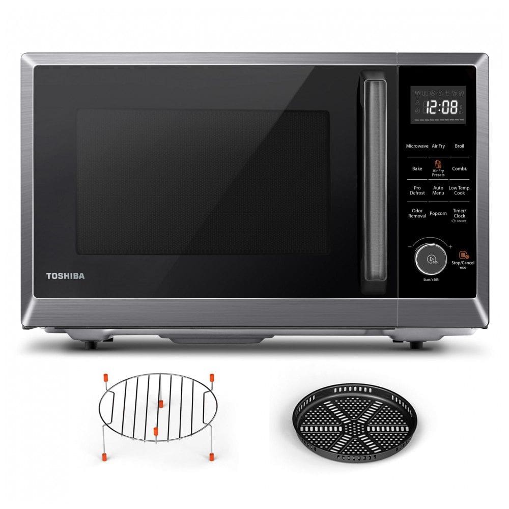 Forno Micro-ondas de Bancada TOSHIBA Combo 8 em 1 com Convecção, Grill, Modo de Remoção de Odor, Prateleira Giratória