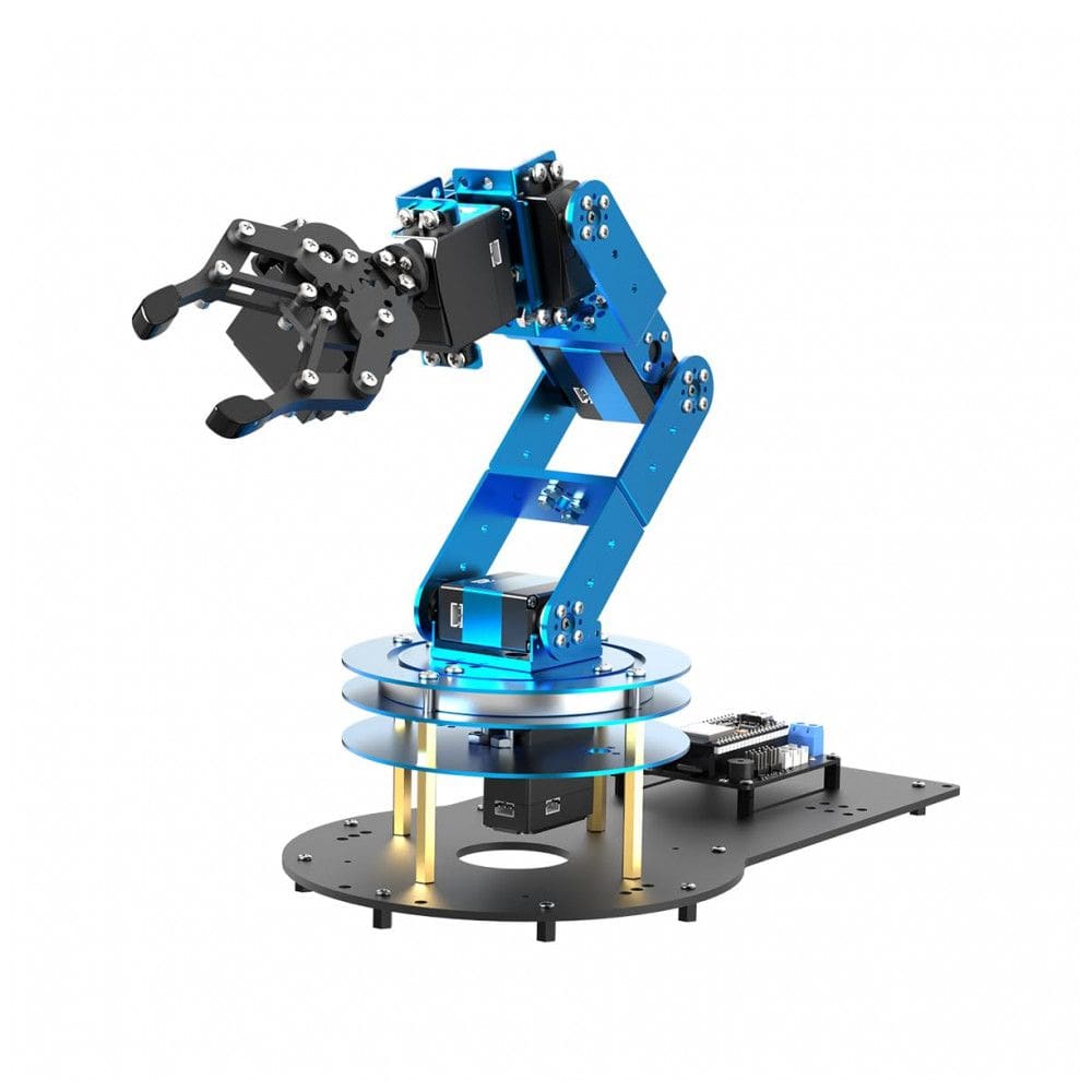 Hiwonder JetAuto Pro – Robô Carro com Braço Robótico 6DOF, Câmera 3D e Lidar TOF – Kit Educacional ROS2 com Suporte a ChatGPT e Navegação