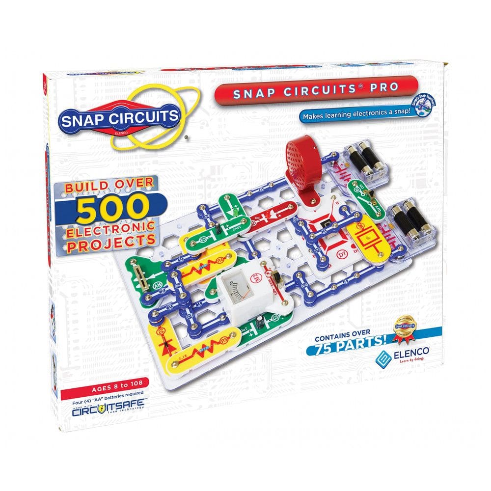 Kit de Exploração Eletrônica Snap Circuits Pro 500 em 1 da Snap Circuits